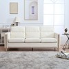 NicBex 79.53 Inch 3-Seater Sofa Couch with Soft Cushions and Wood Legs for Living Room,Apartment,Bedroom - 2 of 4
