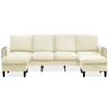 VYNXARIA Chenille Sectional Sofa with High Density Memory Foam, 4 Seat Comfy Modular Sofa Couch for Living Room - 2 of 4