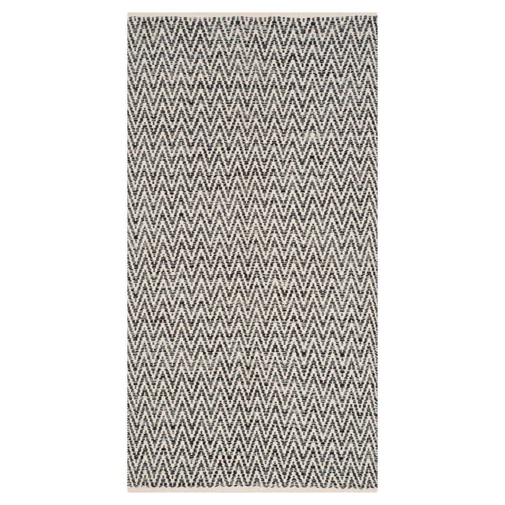 4'x6' Trude Rug Ivory/Dark Gray - Safavieh