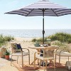 9' Round Cabana Stripe Outdoor Patio Market Umbrella with Black Pole - Threshold™ - 2 of 4
