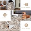 Fulvari Area Rugs Machine Washable Runner Rugs for Living Room Bedroom, Non Slip Indoor Boho Vintage Print Lightweight Pile Carpet - 4 of 4