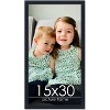 PosterPalooza | Panoramic Slim Profile Black Picture Frame - UV Acrylic, Foam Board Backing, Hanging Hardware - 2 of 4