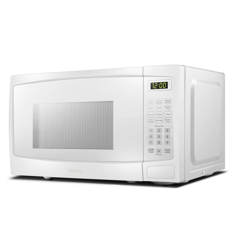 Danby DBMW0720BWW 0.7 cu. ft. Countertop Microwave in White, 2 of 9