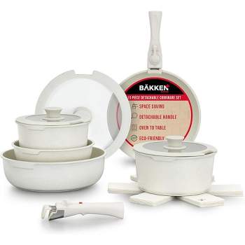 Bakken-Swiss Detachable 13-Piece Cookware Set