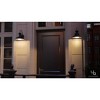 Urban Ambiance Luxury Luxe Industrial Chic Outdoor Wall Light,  12.25"H x 12"W,  Olde Iron Finish, UHP1029 - 2 of 4