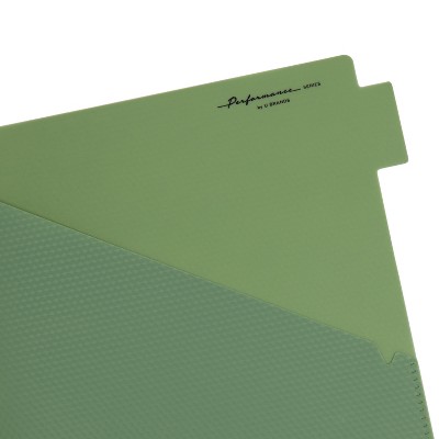 U Brands Performance 5 Tab Poly Dividers with Pockets Gem Tone