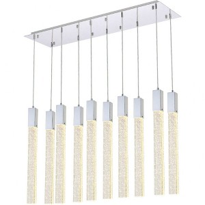 Elegant Lighting Weston 10 - Light Pendant in  Chrome - 1 of 4