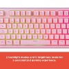 RadioShack Pink Backlit Gaming Wired Keyboard 2607081 - 3 of 4