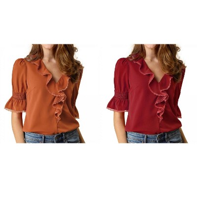 brown red/red