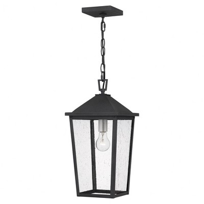 Quoizel Lighting Stoneleigh 1 - Light Pendant in  Mottled Black