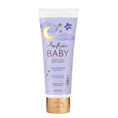 SheaMoisture Baby Manuka Honey & Lavender Nighttime Body Cream for Delicate Skin - 8oz