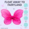 Butterfly Craze Girls' Fairy, Angel, or Butterfly Wings Costumes & Dress Up Collection: Set of 6, Magical Delights - Hot Pink - 4 of 4