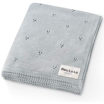 Luxury 100% Organic Cotton Baby Receiving Swaddle Blanket for Infants Boys and Girls
