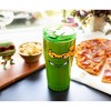 Silver Buffalo Teenage Mutant Ninja Turtles Michelangelo Stainless Steel Tumbler With Lid - 4 of 4