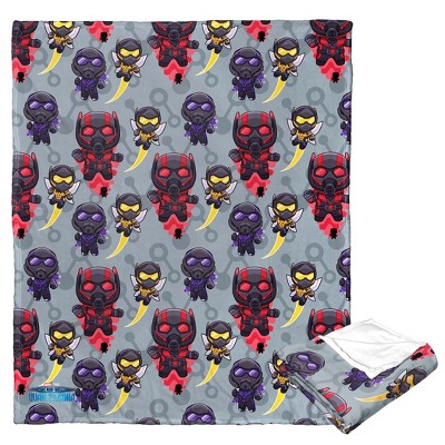 Marvel Ant Man Quantumania Chibi Team Silk Touch Throw Blanket 50x60 Inches
