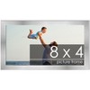 PosterPalooza | 8x4 Wood Frame with UV Acrylic, 6 Finishes: Black, White, Bronze, Silver, Wood, Mahogany - 2 of 4