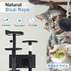 54in Cat Tower Multi-Level Durable Cat Scratching Post & Cozy Fun Cat Jumping Platform Space Saving Cat Condo Pet - 4 of 4