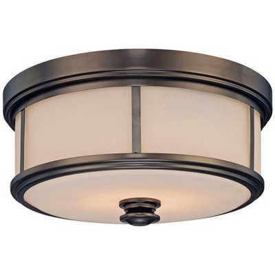 Minka Lavery Harvard Court 13 1/2" Wide Bronze Ceiling Light