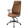 BDELITE Upholstered Adjustable Home Office Desk Chair for Adults-28.25*28.25*44 Inch - 2 of 4