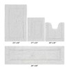 Lux Premium 100% Cotton Tufted Solid Reversible 4 Piece Bath Rug Set – Ultra-Soft, Water-Absorbent, Durable, Machine Washable Bathroom Rug - 2 of 4