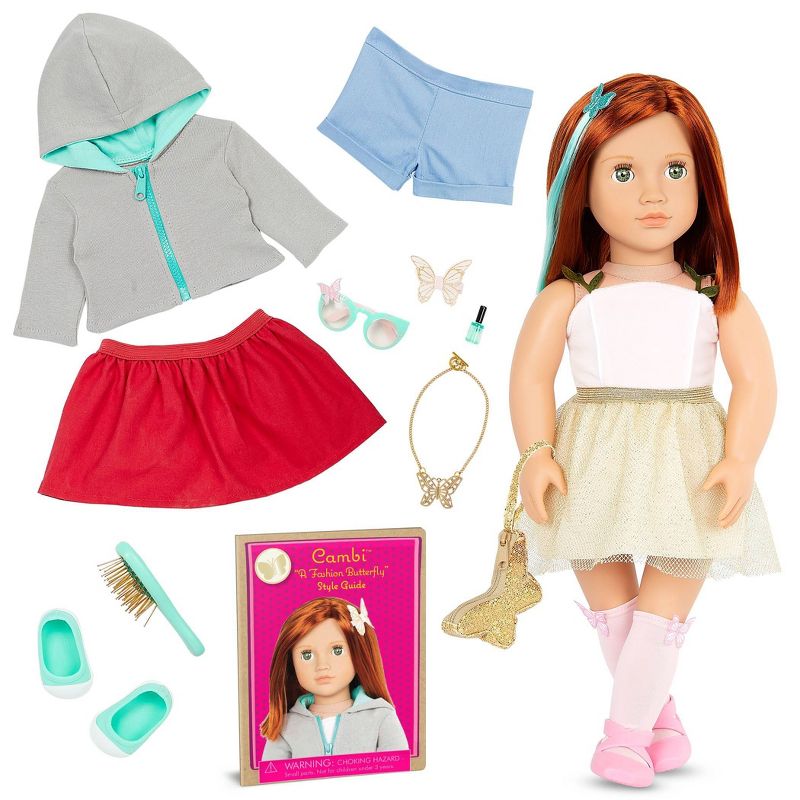 Our Generation Fashion Starter Kit in Gift Box Cambi with Mix &#38; Match Outfits &#38; Accessories 18&#34; Fashion Doll, 1 of 13