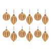 Ribbed Glass Ornamnet (Set of 12) - 3 of 4