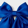 Satin Gemstone Bow Hair Barrette - A New Day™ Champagne - 3 of 3