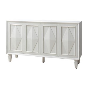 Gloria 58'' Wide Large storage Sideboard Multi-style Environment Collocation Sideboard with a Stemware Rack | HULALA HOME - 1 of 4