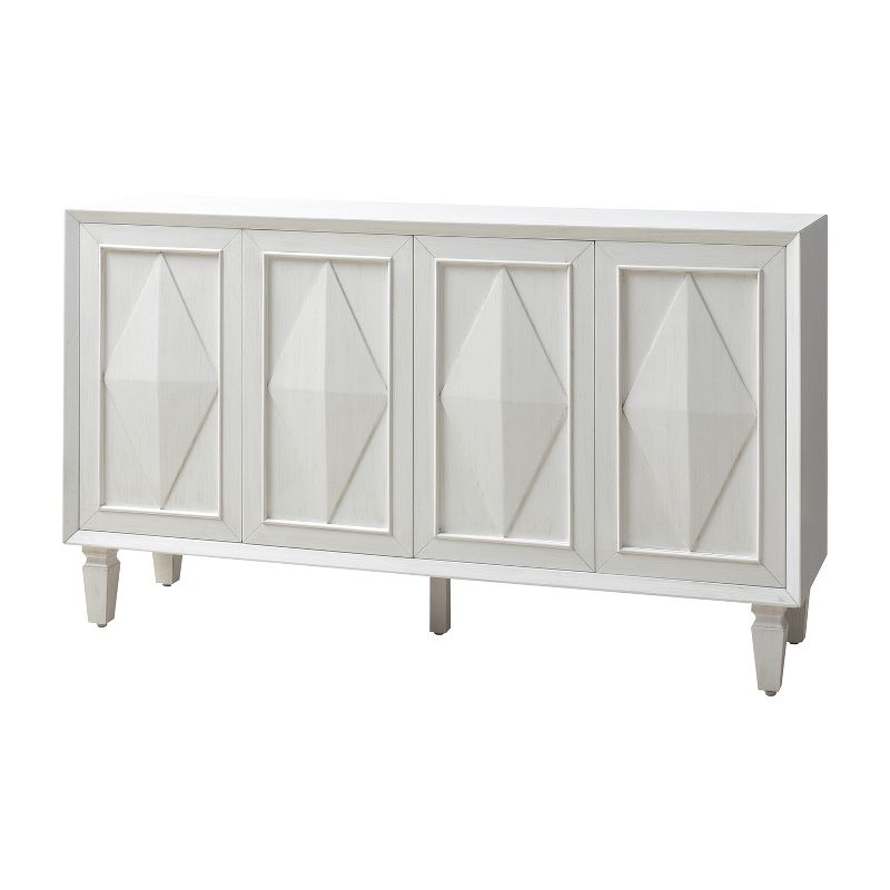 Gloria 58'' Wide Multi-style Environment Collocation Sideboard with a Stemware Rack | HULALA HOME, 1 of 12