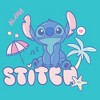Girls Lilo & Stitch Aloha Beach Cute Stitch T Shirt - 2 of 4