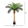 HomeStock  5 ft. Artificial Palm Tree in Pot for Indoor/Outdoor - 2 of 4