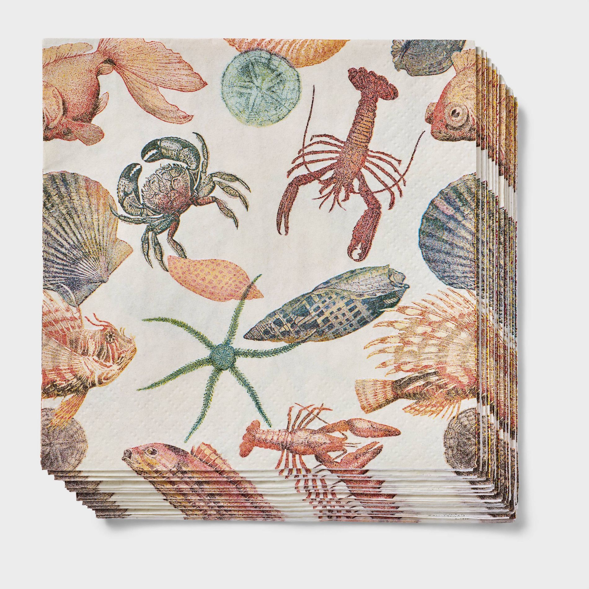 Paper Sealife Cocktail Napkin - Threshold™ designed with Studio McGee