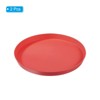 Unique Bargains Restaurant Home Bar Round Plastic Non-Slip Food Service Tray 2 Pcs - 3 of 4
