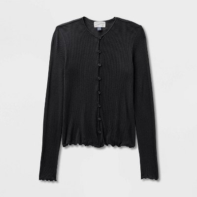 Women's Ribbed Button-Down Cardigan - Universal Thread' - image 4