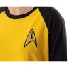 Star Trek Original Series Women's Juniors Raglan Sleep Shirt Nightgown - 2 of 4