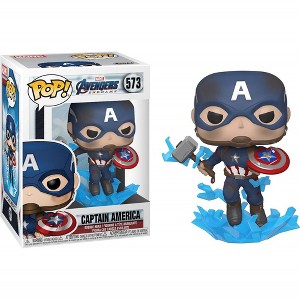 Funko Pop! Marvel: Avengers Endgame - Captain America with Broken Shield & Mjoinir - 1 of 1