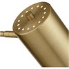 360 Lighting Carla Modern Wall Lamps Set of 2 Smart Sockets Brushed Brass Plug-In 5" Fixture USB Ports Adjustable Shades for Bedroom - 3 of 4