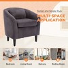 HOMEFUN Modern Corduroy Upholstered Accent Chair with Wooden Legs - 4 of 4
