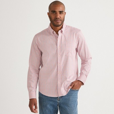 Lands' End Men's Long Sleeve Tailored Fit Travel Kit Shirt