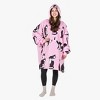 Tirrinia Women's Wearable Blanket Funny Printed Oversized Hoodie Sweatshirt, Warm Cozy Gifts for Women Wife Girlfriend Men Husband Boyfriend - 4 of 4