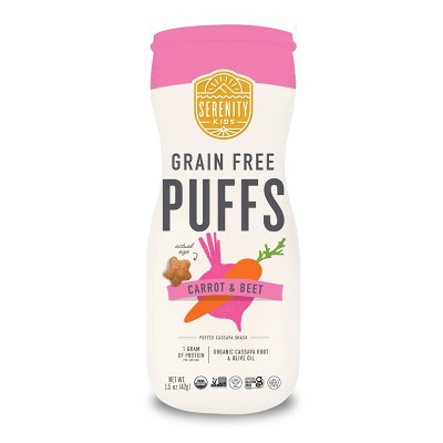 Image of Serenity Kids Carrot & Beet Grain Free Puffs - 1.5oz