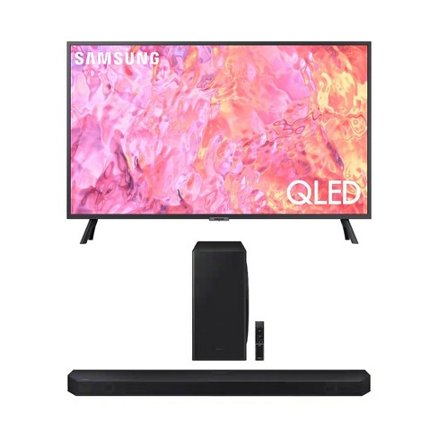 Samsung Qn43q60ca 43 Qled 4k Smart Tv (2023) With Hw-q800c 5.1.2 Ch  Soundbar And Wireless Subwoofer (2023) : Target