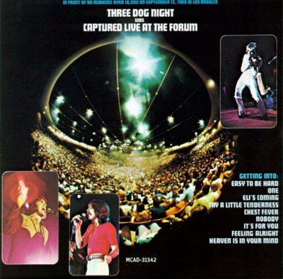  Three Dog Night - Captured Live at Forum (CD) 