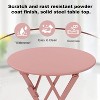 TackView Bistro Table and Chairs, 3 Piece Outdoor/Indoor Folding Patio Bistro Sets, 2 Chair Patio Furniture Set with Table, for Yard, Garden - 2 of 4