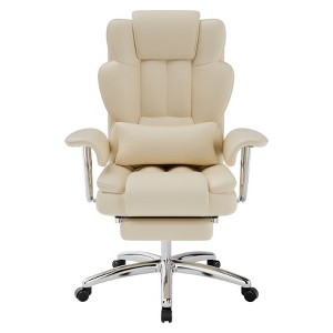 NicBex Luxury Boss Chair Office Chairs with Footrest&Lumbar Pillow,Ergonomics Computer Chair with Reclining High Back,Executive Office Chair - 1 of 4