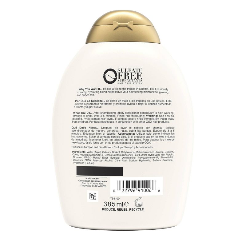 OGX Nourishing Coconut Milk Conditioner, 3 of 12