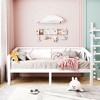 NicBex Twin/Full Modern Bed Frame Sofa Bed with Bedside Rails,High-Legged Daybed Platform Bed for Bedroom,Study,Kids Room - 2 of 4