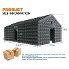 AMERLIFE Inflatable Nightclub Tent, Black Portable Gazebo with Dual Doors, Logo Panel - 2 of 4