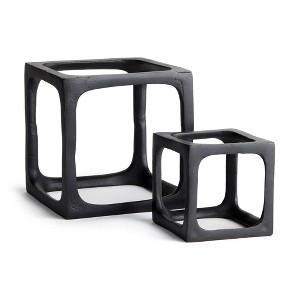 Plum & Post Cubist Sculptures, Set Of 2 - 1 of 4