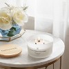3-Wick Milky Glass Wooden Wick Coastal Wind and Lavender Jar Candle 13oz - Threshold™ - 2 of 3